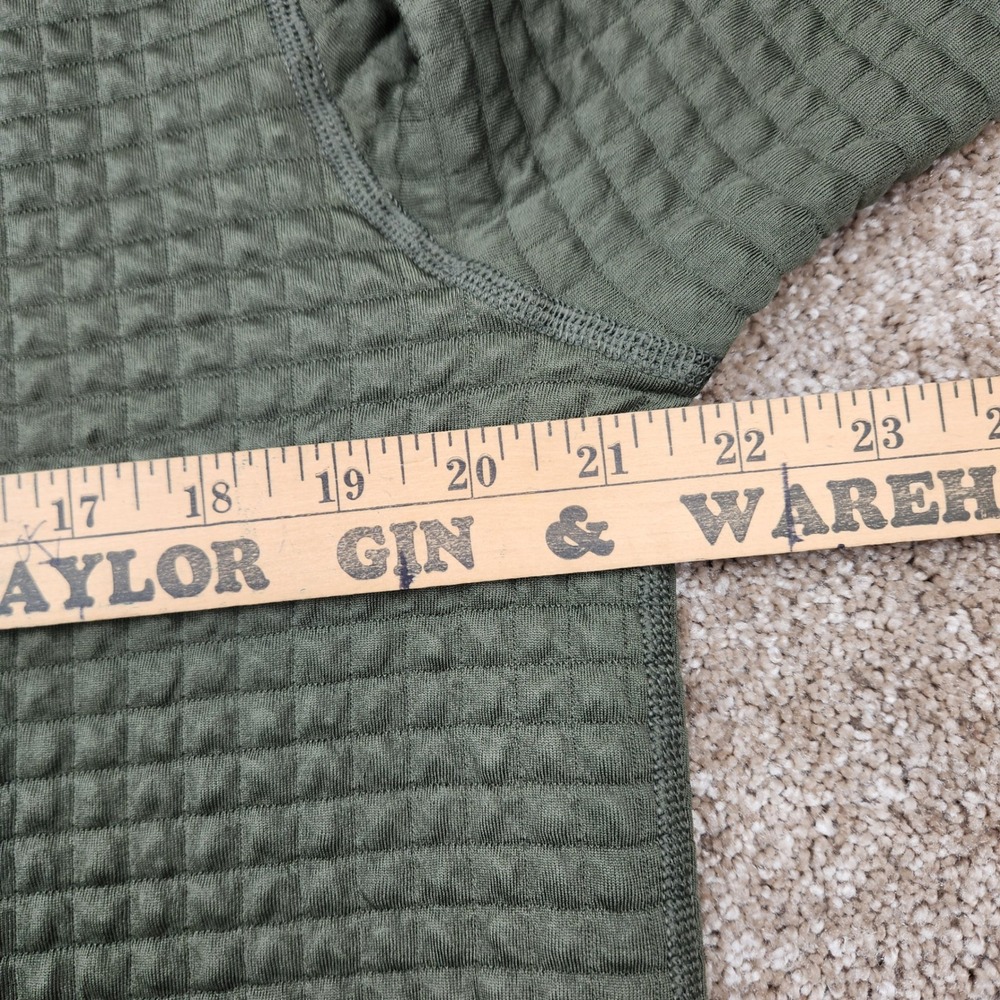 NOBULL Mens Quilted Pullover Army Green MQLTPULLARMYL Size L NWT - Picture 4 of 6